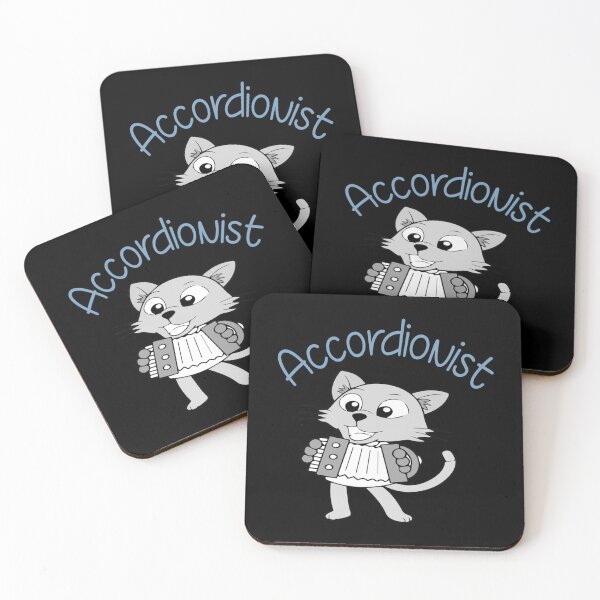 Item preview, Accordionist Cute Cat Accordionist Pullover Sweatshirt designed and sold by denissebla.