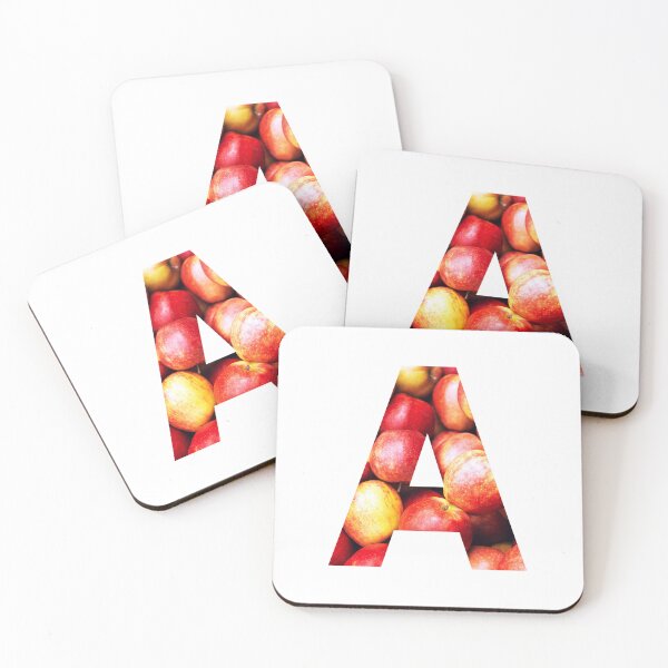 Item preview,  Red Apples Monogram Letter A designed and sold by silviaol.
