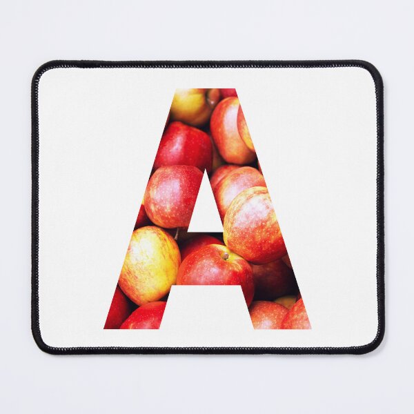 Item preview, Red Apples Monogram Letter A designed and sold by silviaol.