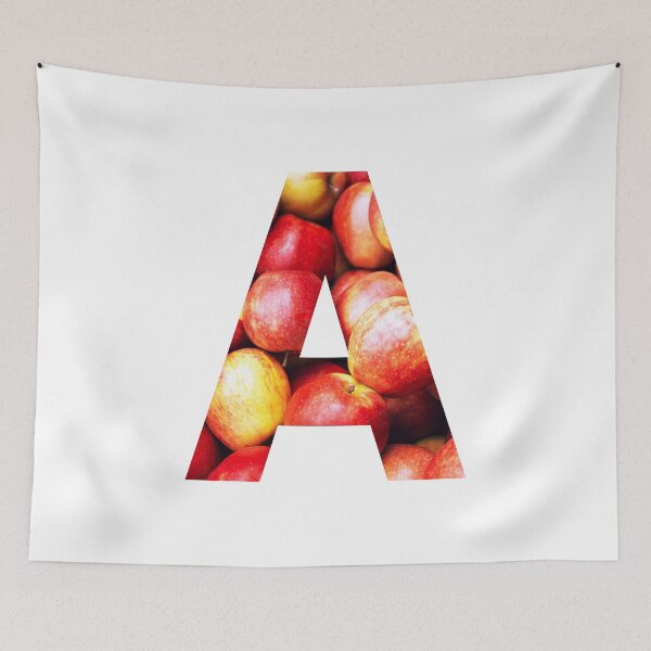 Item preview,  Red Apples Monogram Letter A designed and sold by silviaol.
