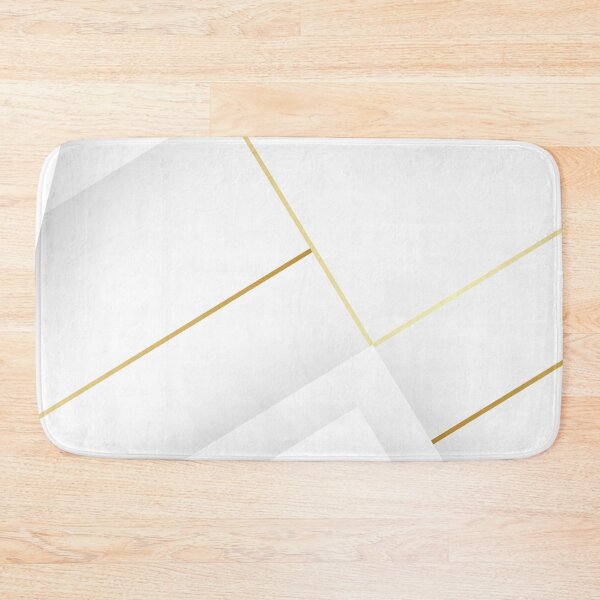 Item preview, Abstract Art White Golden  designed and sold by Tshirtstory.