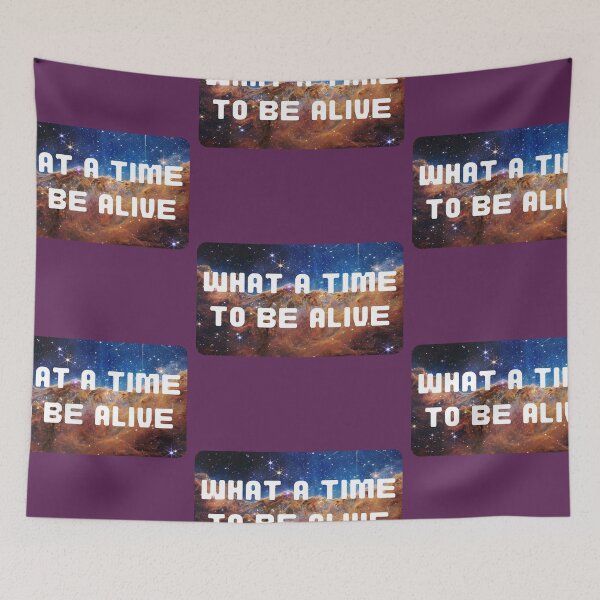 Item preview, James Webb Space Telescope Cosmic Cliffs // What a Time to Be Alive designed and sold by toadsforall.