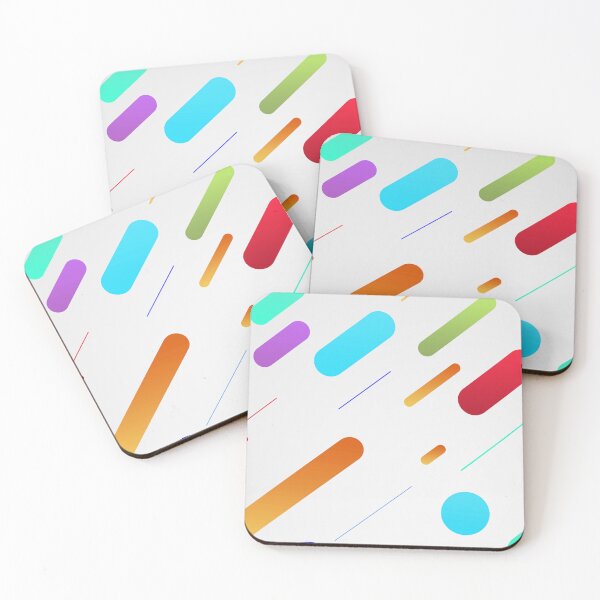 Item preview, Abstract Art Colourful strips  designed and sold by Tshirtstory.