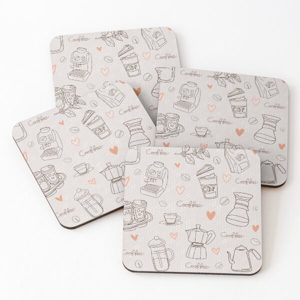 Item preview, Coffee Love Seamless Pattern For A Coffee Obsessed Coffee Drinker/Coffee Addict designed and sold by haRexia.