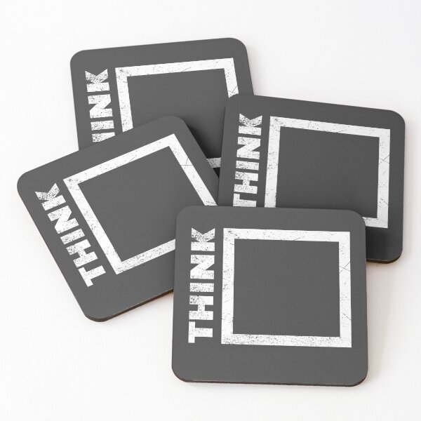 Item preview, Think Outside the Box Brain Teaser Puzzle Graphic (WHITE) designed and sold by CRHPOD20.