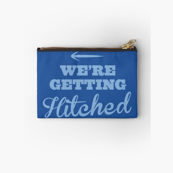 Item preview, We're getting hitched in blue arrow left designed and sold by jazzydevil.
