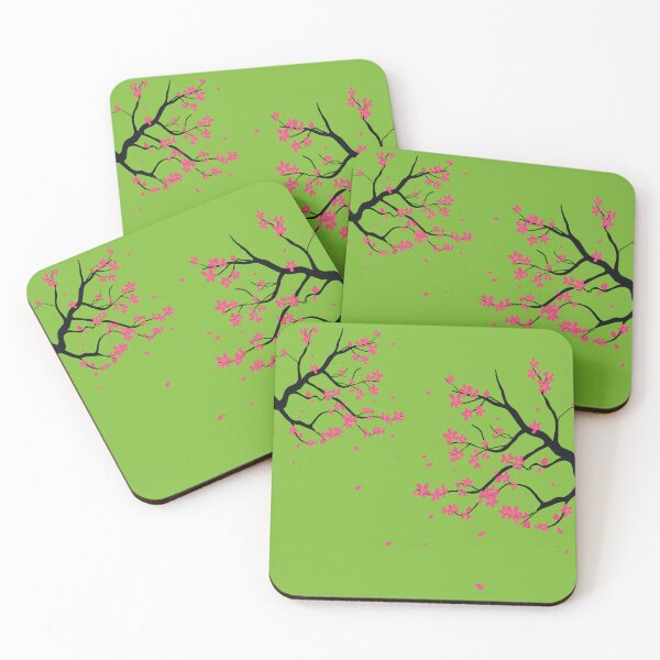 Item preview, awesome blossoms flowers pattern with green leaves designed and sold by CHOOSEYOURS SHOP.