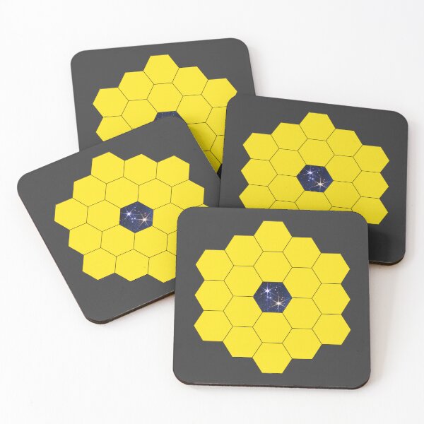 Item preview, James Webb Space Telescope Hexagon Mirrors designed and sold by toadsforall.