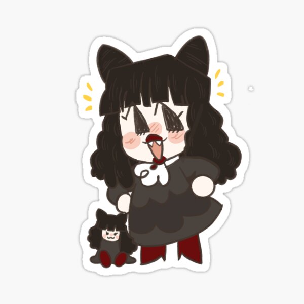 Aperçu de l'œuvre Nadja Sticker créée et vendue par InkyTeeth.