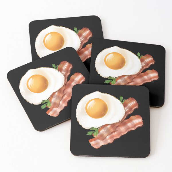 Item preview, Sunny Side Up Egg and Bacon designed and sold by Alicia Chee.