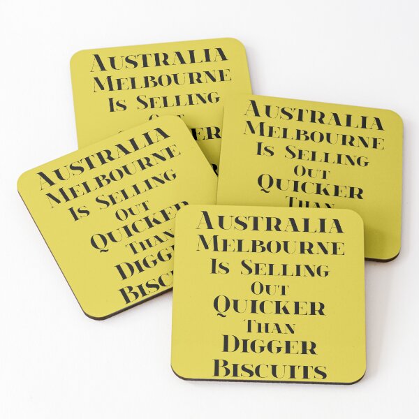 Item preview, Australia Melbourne is Selling Out Quicker Than Digger Biscuits designed and sold by MottoDigging.