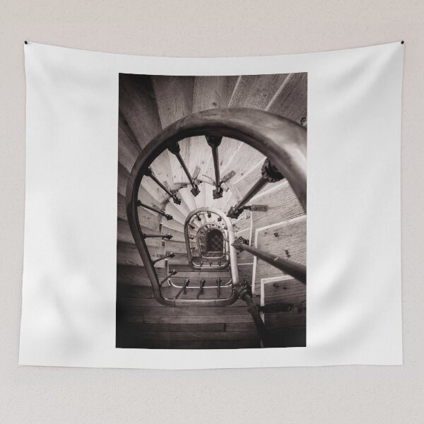 Item preview, Beautiful old oak staircase, taken in an old Parisian building. designed and sold by Victoria Ashman.