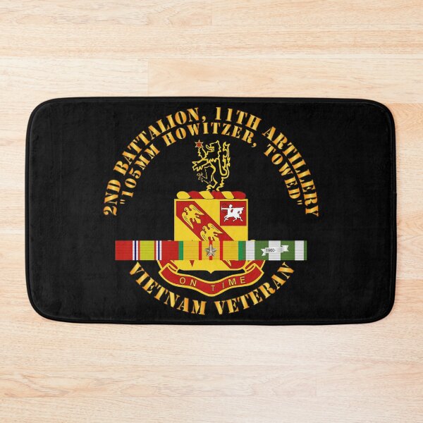 Item preview, Army - 2nd Battalion, 11th Artillery (105mm Howitzer, Towed) w VN SVC Ribbon X 300 designed and sold by Military Insignia Products.