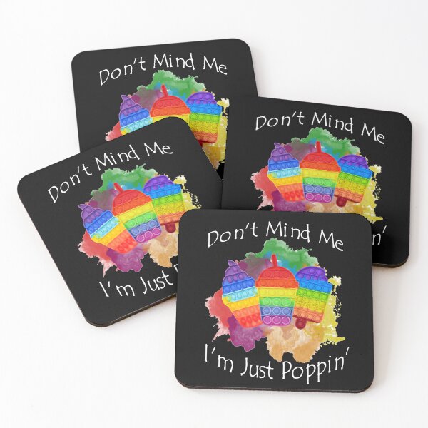 Item preview, Don't Mind Me I'm Just Poppin' Pop It Fidget Sublimation PNG Download Digital File designed and sold by SHOPNICHKA.