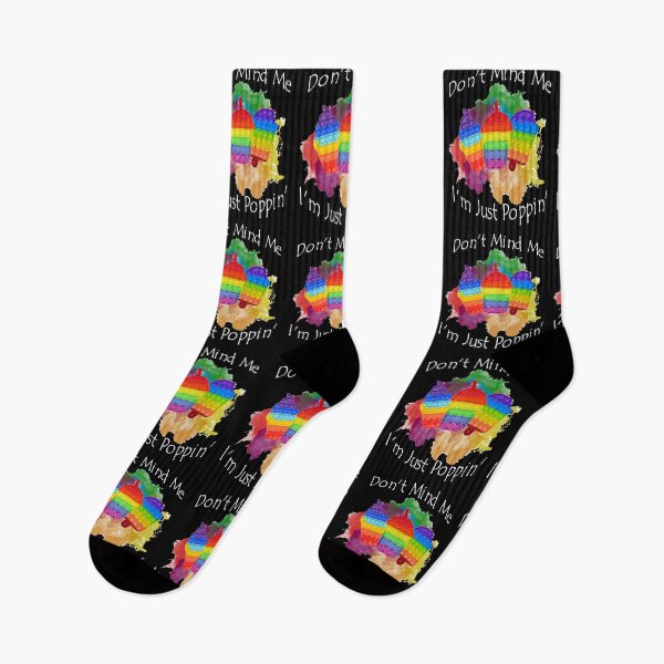 Item preview, Don't Mind Me I'm Just Poppin' Pop It Fidget Sublimation PNG Download Digital File designed and sold by SHOPNICHKA.