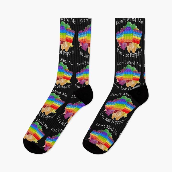 Item preview, Don't Mind Me I'm Just Poppin' Pop It Fidget Sublimation PNG Download Digital File designed and sold by SHOPNICHKA.