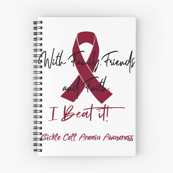 Item preview, Sickle Cell Anemia Warrior - With Family, Friends, and Faith - I BEAT IT! designed and sold by Robbsyn.