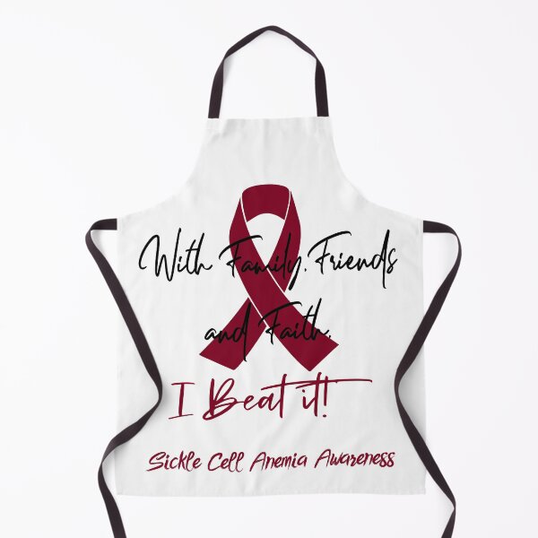 Item preview, Sickle Cell Anemia Warrior - With Family, Friends, and Faith - I BEAT IT! designed and sold by Robbsyn.