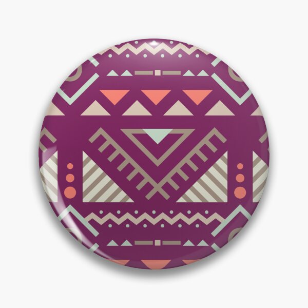Item preview, Geometric Triangles Compilation in Rose Gold and Purple - Multicolor Boho Motif designed and sold by Yeldiz.