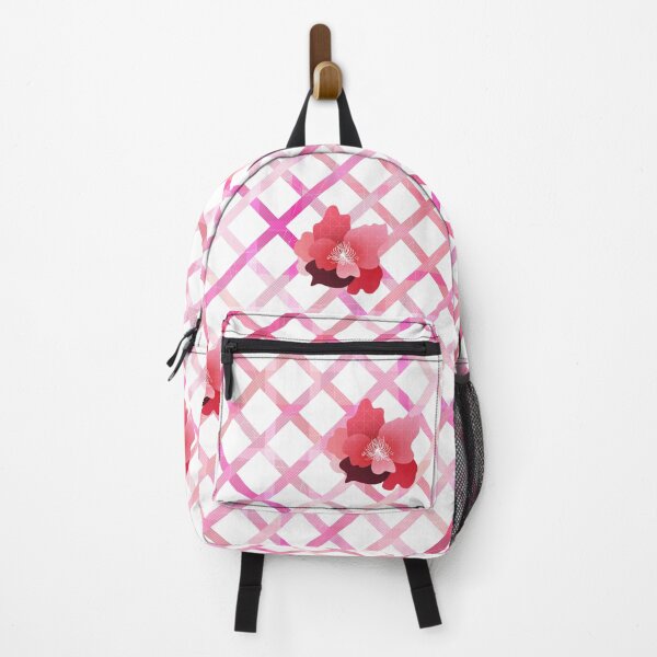 Item preview, geometric flowers - pink peonies - lines designed and sold by tangerinedusk.