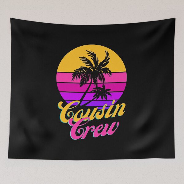 Item preview, Vintage Tropical Sunset, Cousin Crew, Cousin Vacation designed and sold by Sun Sand & Sea Art.