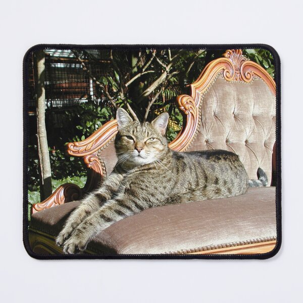Item preview, King Tiggy The Cat on His Throne designed and sold by MottoDigging.