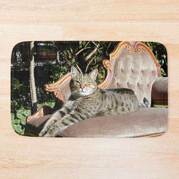 Item preview, King Tiggy The Cat on His Throne designed and sold by MottoDigging.