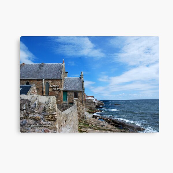 Coastline at Anstruther Metal Print