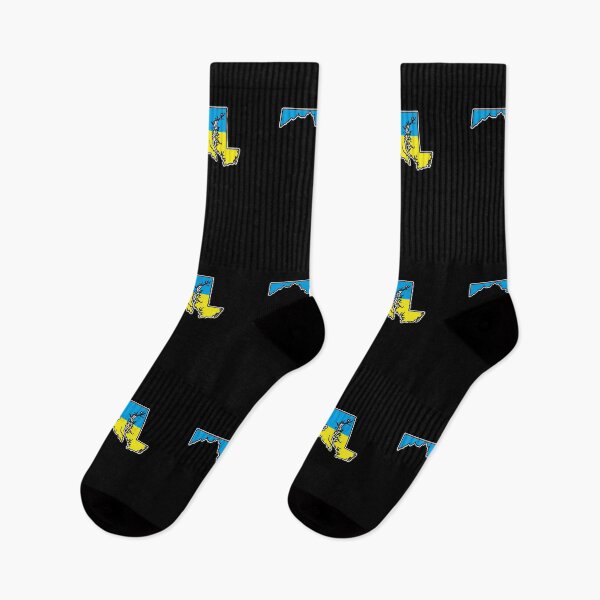 Item preview, Maryland State Shape with Ukrainian Flag for Ukrainians in Maryland and Marylanders who support Ukraine. designed and sold by MarylandStyle.