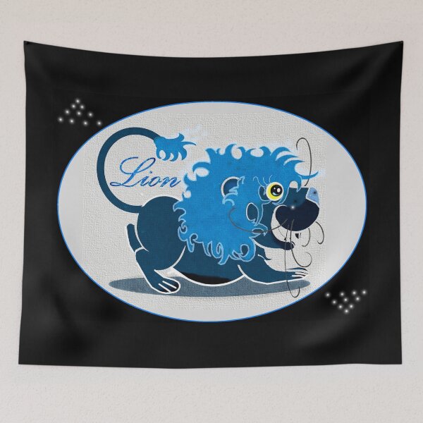 Item preview, Lion - Invert color effect designed and sold by Shirley cute art .