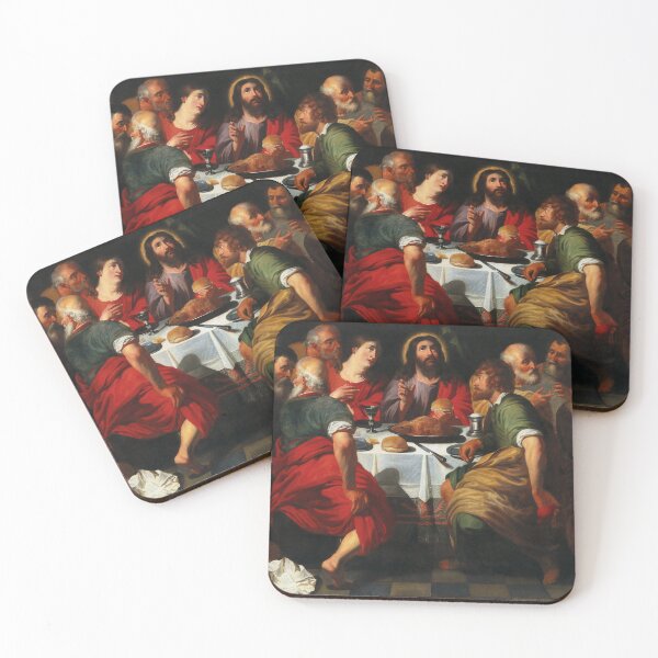 Item preview, The Last Supper | Artus Wolfaerts | 1630 Renaissance Gospel Biblical Art designed and sold by CJET.