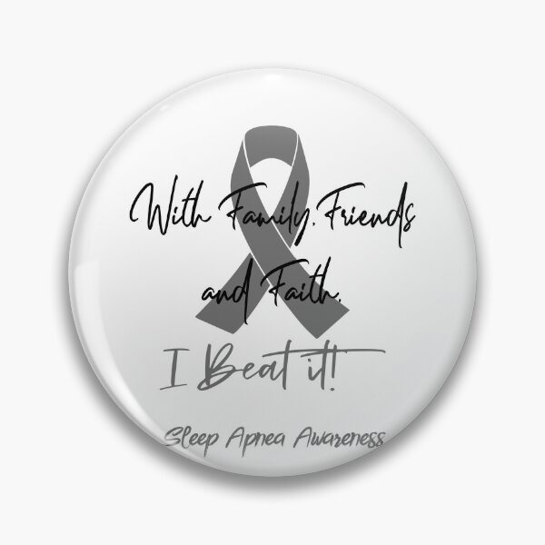 Item preview, Sleep Apnea Warrior - With Family, Friends, and Faith - I BEAT IT! designed and sold by Robbsyn.