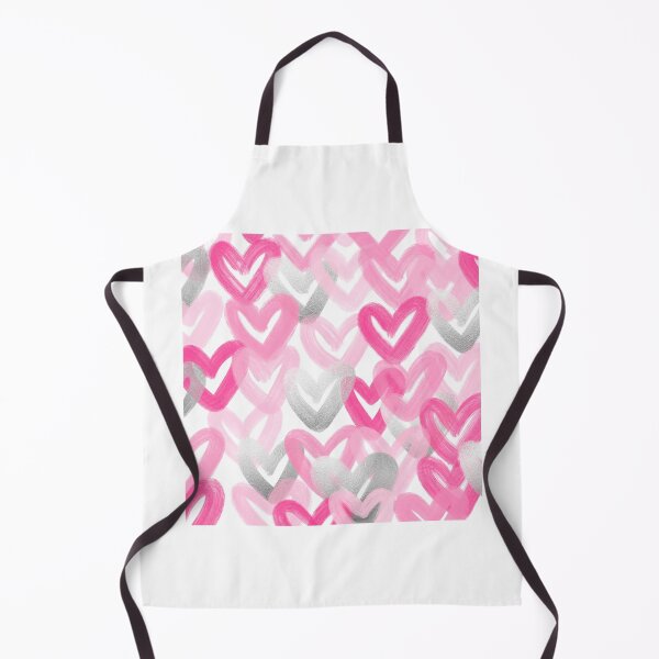 Item preview, pink And silver heart abstract designed and sold by mollsdesignss.