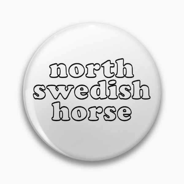 Item preview, North Swedish Horse Bubble Letters designed and sold by theaadesigns.