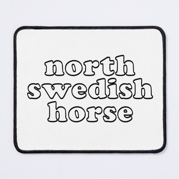 Item preview, North Swedish Horse Bubble Letters designed and sold by theaadesigns.