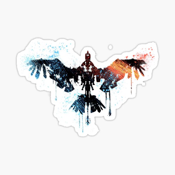 Artikel-Vorschau von Horizon Zero Dawn bunte Sturmvogelzeichnung Aktiv, designt und verkauft von KarenHarris45.