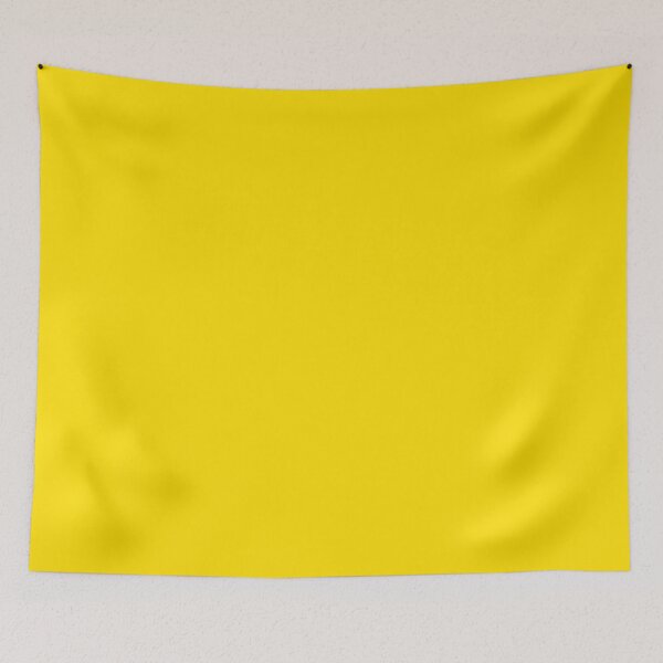 Item preview, Plain Solid Color Hot Yellow Vivid Yellow designed and sold by mimihuang creations.