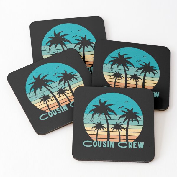 Item preview, Cousin Crew, Vintage Tropical Sunset, Cousin Vacation designed and sold by Sun Sand & Sea Art.