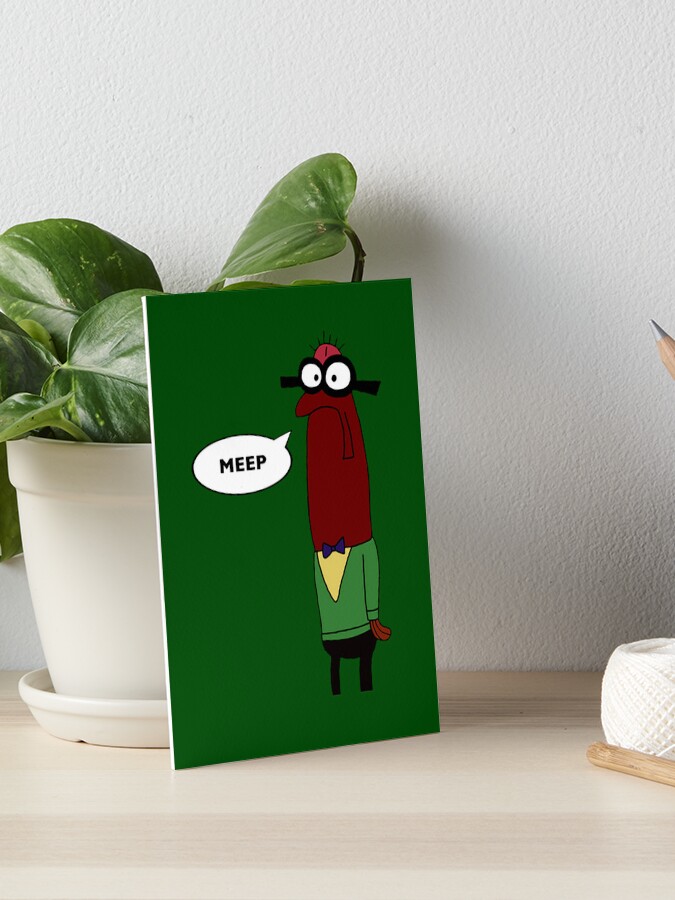 Meep spongebob cockroach | Art Board Print