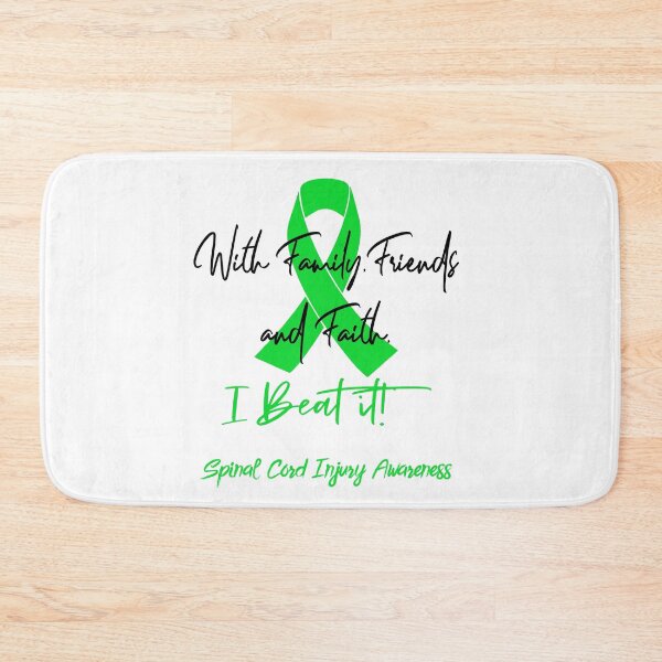 Item preview, Spinal Cord Injury Warrior - With Family, Friends, and Faith - I BEAT IT! designed and sold by Robbsyn.
