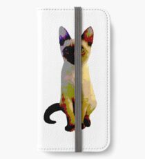 Vinilo o funda para iPhone Gatito siamés