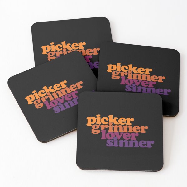 Item preview, Picker Grinner Lover Sinner Essential T-Shirt designed and sold by denissebla.