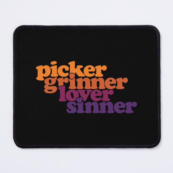 Item preview, Picker Grinner Lover Sinner Essential T-Shirt designed and sold by denissebla.