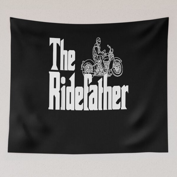 Item preview, The Ridefather Funny Biker Rider MotorBiker Motorcycle designed and sold by Sarena84.