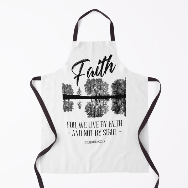 Item preview, Faith - For We Live By Faith - Not By Sight - Christian Quote designed and sold by Narrow-Path.