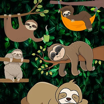 Artwork thumbnail, Sloth stack by Light79