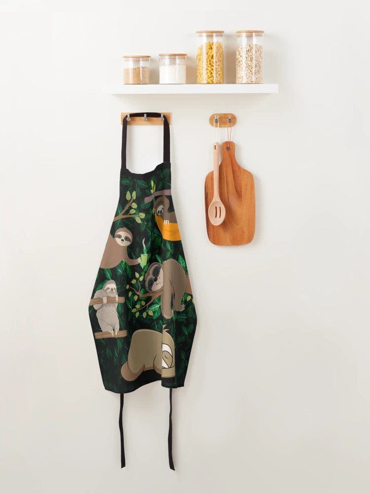 Thumbnail 4 of 6, Apron, Sloth stack designed and sold by Light79.