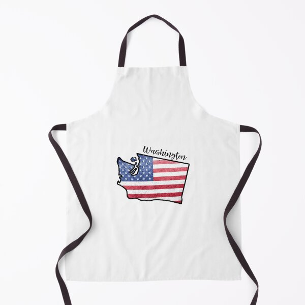 Item preview, Washington State Outline with Patriotic USA American Flag designed and sold by Gsallicat.