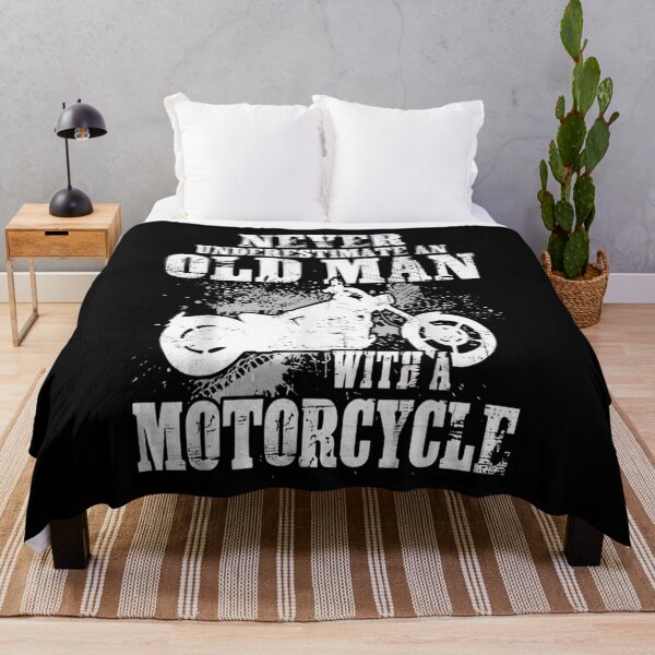 Item preview, Never Underestimate An Old Man With A Motorcycle Biker designed and sold by Sarena84.