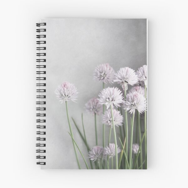 Item preview, Lavender Flowers and Green Chives on Soft Gray designed and sold by Brooke T Ryan Photographic Art.